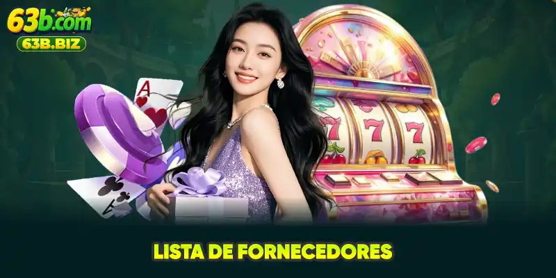  Lista de Fornecedores