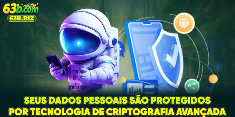 Seus dados pessoais são protegidos por tecnologia de criptografia avançada