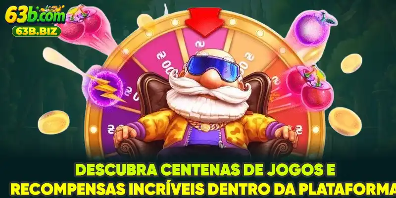 Descubra centenas de jogos e recompensas incríveis dentro da plataforma