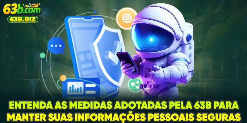 Entenda as medidas adotadas pela 63B para manter suas informações pessoais seguras